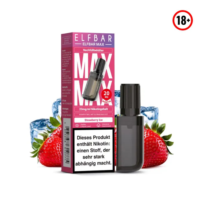 Elfbar MAX Vape Pod Strawberry Ice